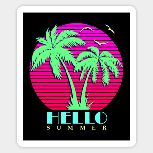 Hello Summer Sticker